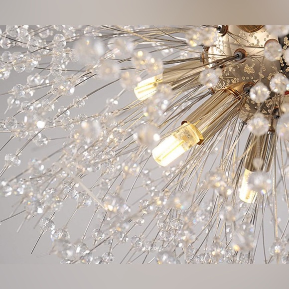 NEW Starburst Chandelier Light Fixture 💫 - Picture 6 of 10